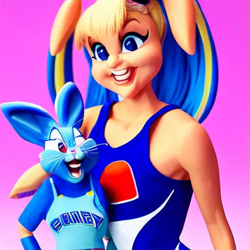 Image similar to Lola Bunny from Space Jam (1996) by artgerm