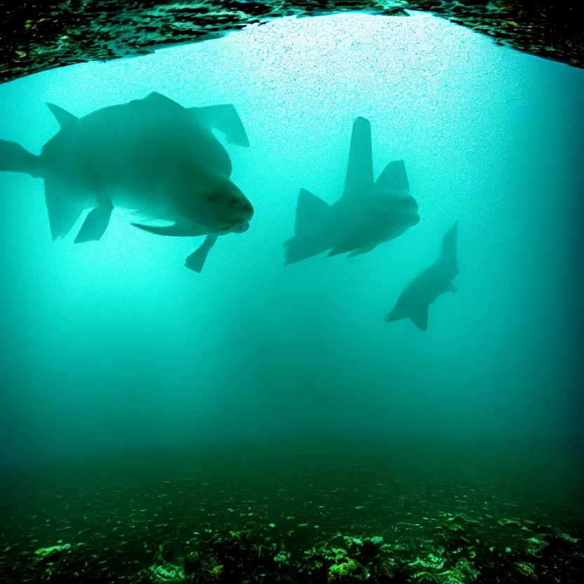 Image similar to wall street underwater, national geographic, hdr, photo, 1 6 k