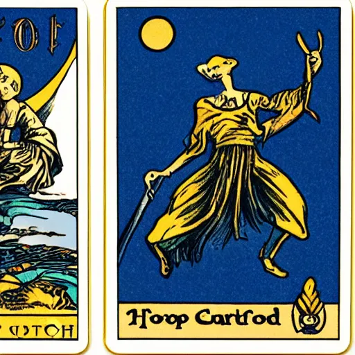 Image similar to tarot card fool graphic design vintage cursed