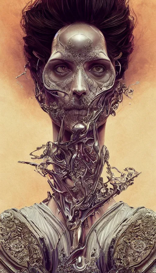 Image similar to death, fame of thrones, lord of daggers, neon, fibonacci, sweat drops, intricate fashion clothing, insane, intricate, highly detailed, surrealistic, digital painting, artstation, concept art, smooth, sharp focus, illustration, Unreal Engine 5, 8K, art by artgerm and greg rutkowski and alphonse mucha