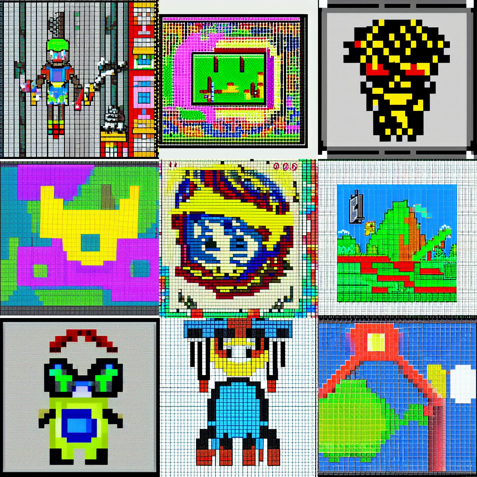 Image similar to pixel art