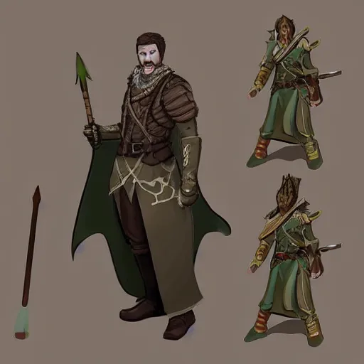 Image similar to dnd character