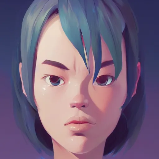 Image similar to face icon stylized minimalist reboot 1 9 9 4, loftis, cory behance hd by jesper ejsing, by rhads, makoto shinkai and lois van baarle, ilya kuvshinov, rossdraws global illumination