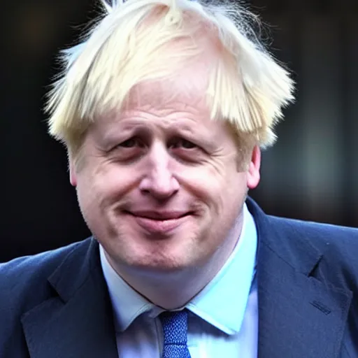 Image similar to boris johnson with a perfect hair cut