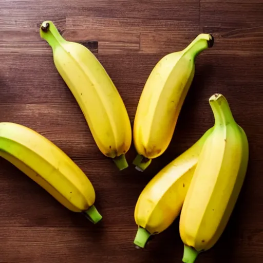 Image similar to a bunch of bananas sitting on top of a table