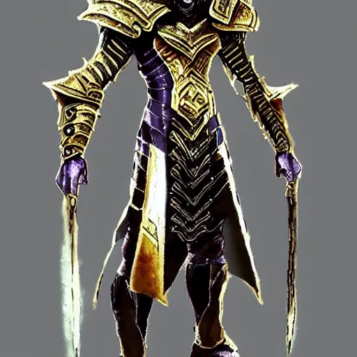 Image similar to animated armor that looks like karn the great creator, style of magic the gathering, dungeons and dragons, fantasy, intimidating