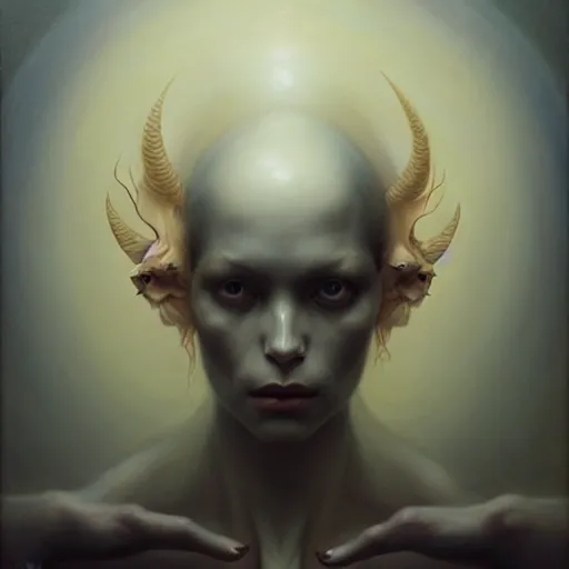 Prompt: woman suffocating by people, in the style of peter mohrbacher by weta digital and beth cavener, high face symmetry, intricate, masterpiece, award winning, high face symmetry, intricate