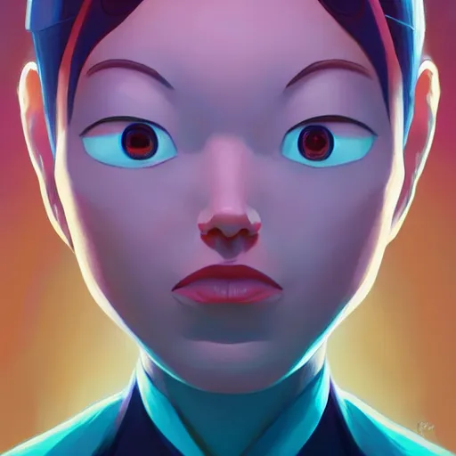 Image similar to face icon stylized minimalist the day the earth stood still, loftis, cory behance hd by jesper ejsing, by rhads, makoto shinkai and lois van baarle, ilya kuvshinov, rossdraws global illumination