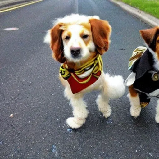 Image similar to dogs that look like the beatles