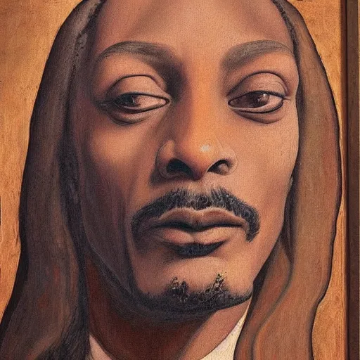 Image similar to extremely detailed snoop dogg painting by Leonardo Da Vinci, 8k