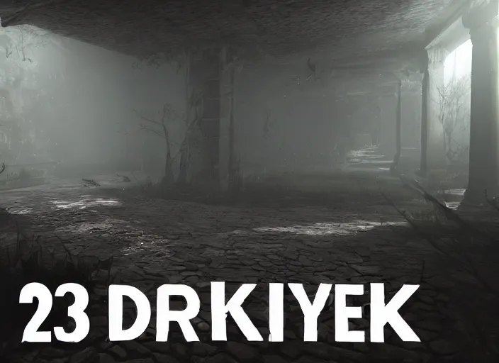 Image similar to 23 days dark horror game unreal engine 4k