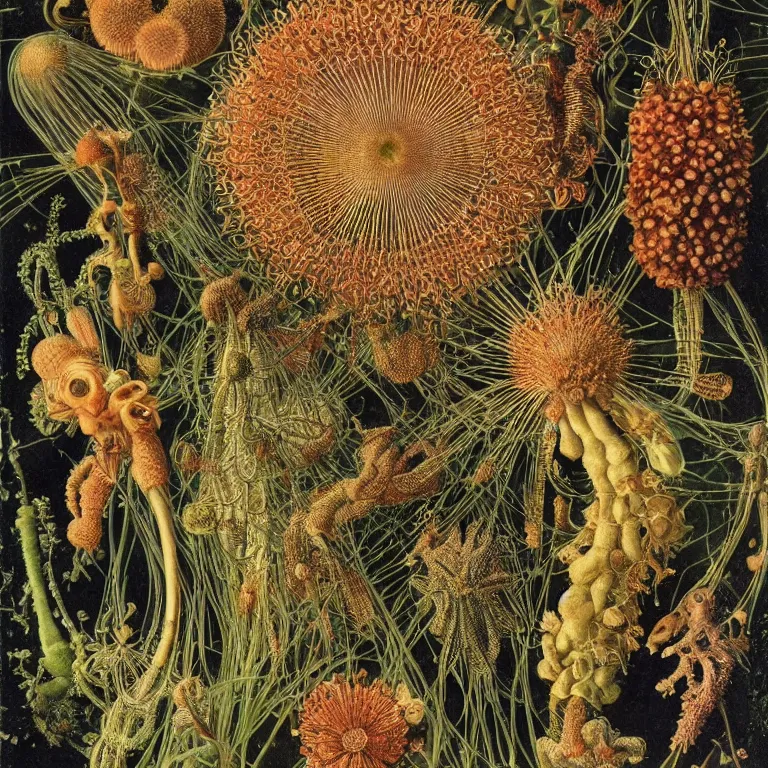 Prompt: complex plant seed, ernst haeckel and norman rockwell, exquisite lighting, clear focus, very coherent, very detailed