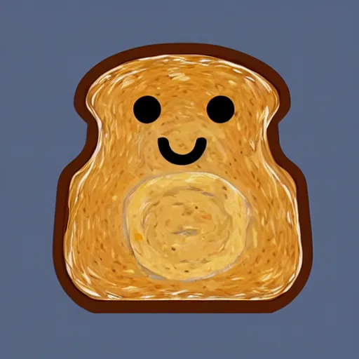 Image similar to [ bread toast ] character