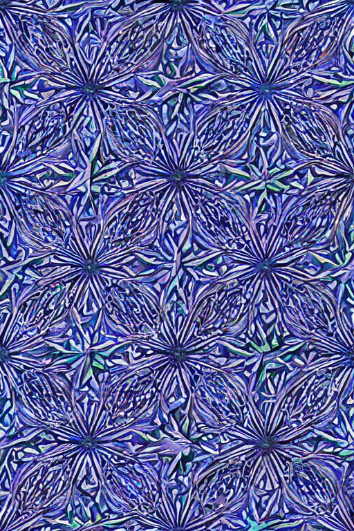 Image similar to islamic fractals symmetric trending on artstation, symmetric, sharp edges, clean smooth