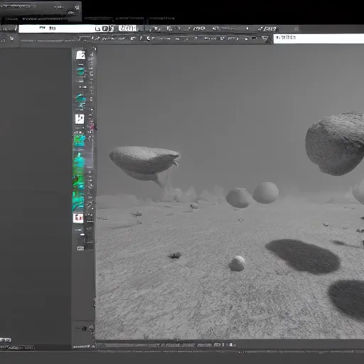 Prompt: game vfx grayscale flipbook alpha map explosion cloud unreal ue4 Houdini