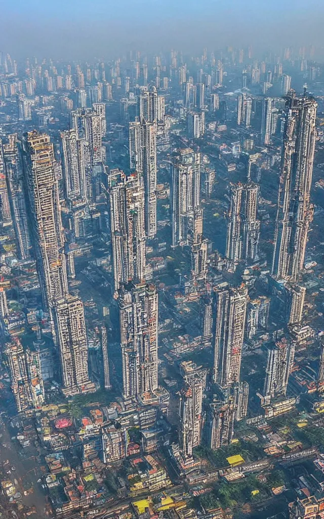 Image similar to mumbai in the future