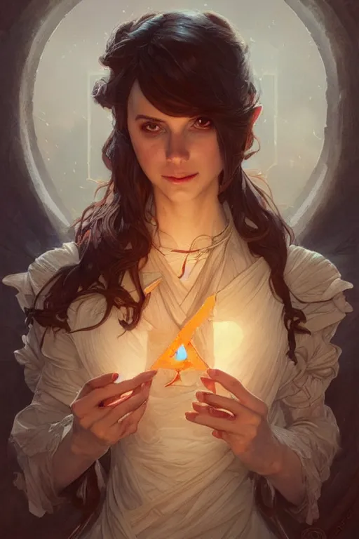 Image similar to portrait of the letter A, D&D, fantasy, highly detailed, digital painting, artstation, concept art, smooth, sharp focus, illustration, art by artgerm and greg rutkowski and alphonse mucha