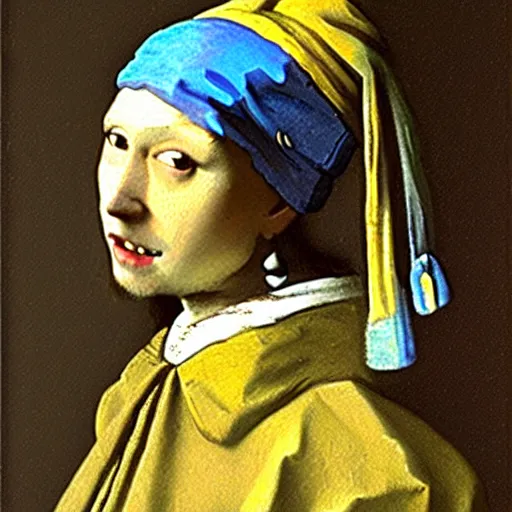 Image similar to retarded wolf, johannes vermeer