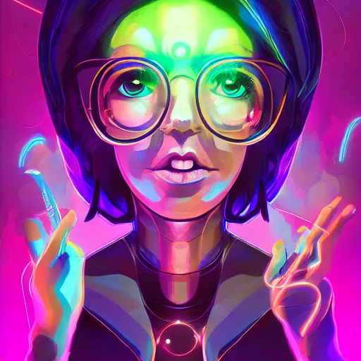 Image similar to skill magic geek inside matrix deepdream radiating a glowing aura stuff loot legends stylized digital illustration video game icon artstation lois van baarle, ilya kuvshinov, rossdraws,