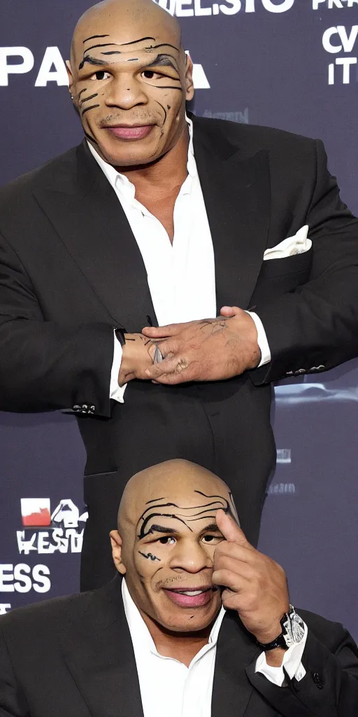 Image similar to all rise and please welcome judge mike tyson