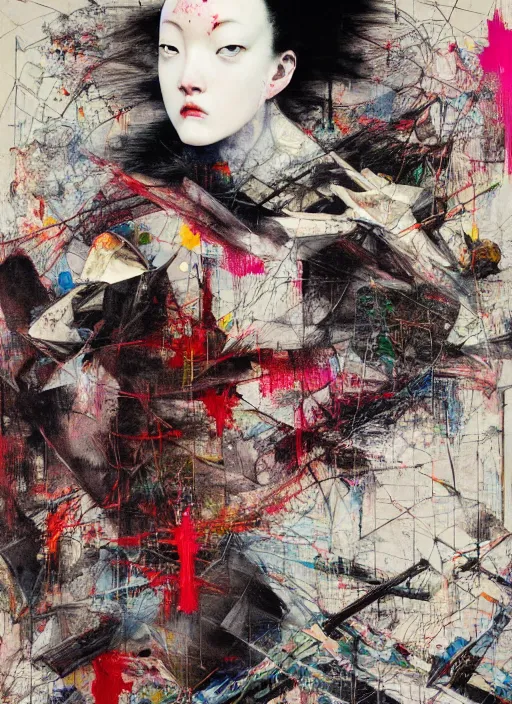 Prompt: entropy is the natural order of the universe i simply catalyze the process, a brutalist designed, gothic, rich deep colours, painted by francis bacon, adrian ghenie, james jean and petra cortright, part by gerhard richter, part by takato yamamoto. 8 k masterpiece