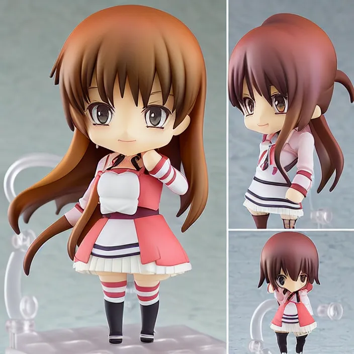 Image similar to An anime Nendoroid of A LOVELY GIRL, figurine, detailed product photo