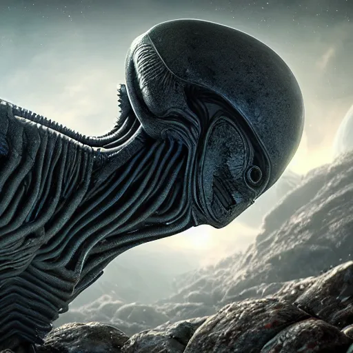 Prompt: the very first alien lifeform in the universe has its place and knows its destiny, for which it will travel across the universe and spread its DNA and culture across the cosmos. 8k resolution, unreal engine, beautiful art, trending on art station, maximalist art, beautiful. emotional.