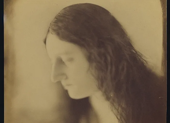 Prompt: vintage closeup photograph by Julia Margaret Cameron