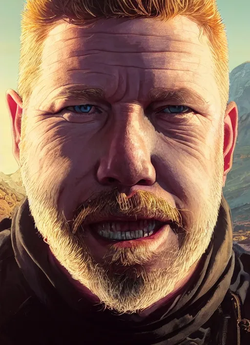 Image similar to highly detailed portrait of james hetfield in gta v, stephen bliss, unreal engine, fantasy art by greg rutkowski, loish, rhads, ferdinand knab, makoto shinkai and lois van baarle, artgerm, pixar, ilya kuvshinov, rossdraws, tom bagshaw, global illumination, radiant light, detailed and intricate environment