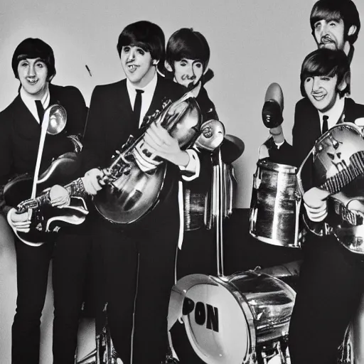 Image similar to the beatles as a big band