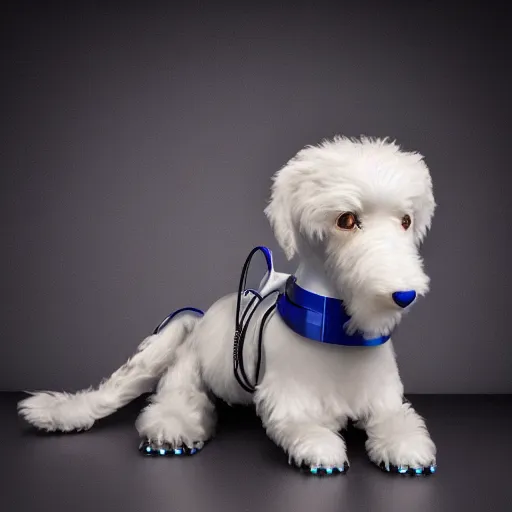 Image similar to An Award Winning Photograph Of A Robotic Dog, 8k, Exquisite Details, Studio Lighting