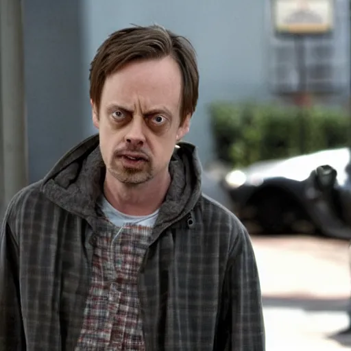 Image similar to Steve Buscemi playing Jesse Pinkman in Breaking-Bad