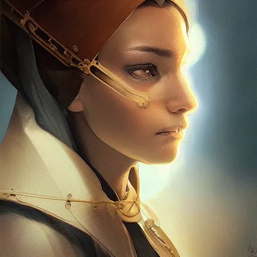 Prompt: portrait of a dystopian cute caracal wearing an outfit inspired by the handmaid ’ s tale ( 2 0 1 7 ), intricate, headshot, highly detailed, digital painting, artstation, concept art, sharp focus, cinematic lighting, digital painting, art by artgerm and greg rutkowski, alphonse mucha, cgsociety