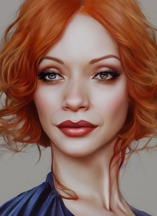 Image similar to photo of a gorgeous christina hendricks / zoe saldana hybrid in the style of stefan kostic, realistic, professionally, professionally color graded, half body shot, sharp focus, k high definition, insanely detailed, intricate, elegant, art by stanley lau and artgerm