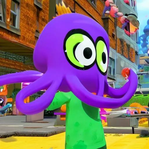 Image similar to big man splatoon 3