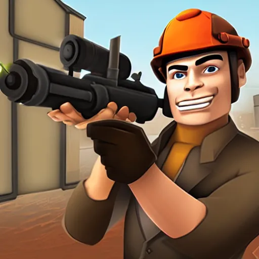 Prompt: team fortress 2 engineer