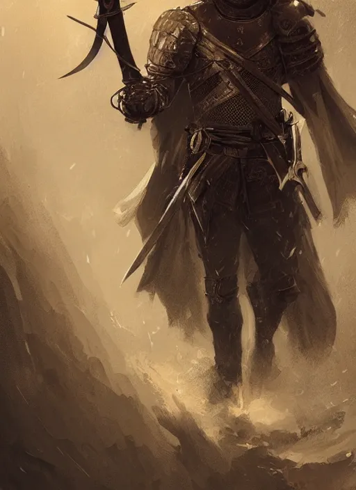 Prompt: portrait of a knight, holding a sword, victorian, concept art, detailed face, fantasy, close up face, highly detailed, cinematic lighting, digital art painting by greg rutkowski