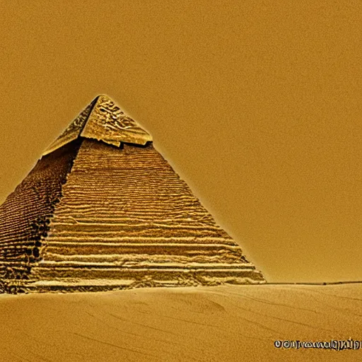 Prompt: serpinsky fractal as the great pyramids of giza