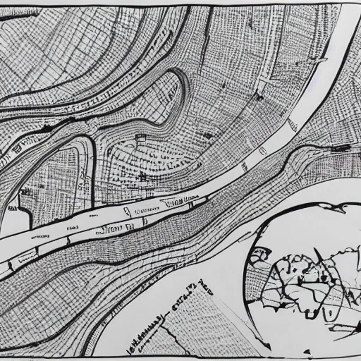 Prompt: a sharpie drawing of every road in the world, cartography, 2 0 2 2