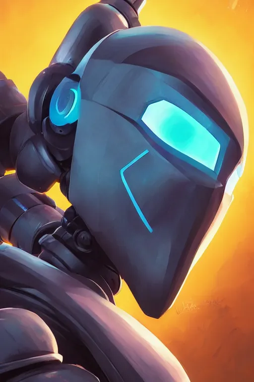 Image similar to epic mask helmet robot ninja portrait stylized as fornite style game design fanart by concept artist gervasio canda, behance hd by jesper ejsing, by rhads, makoto shinkai and lois van baarle, ilya kuvshinov, rossdraws global illumination radiating a glowing aura global illumination ray tracing hdr render in unreal engine 5