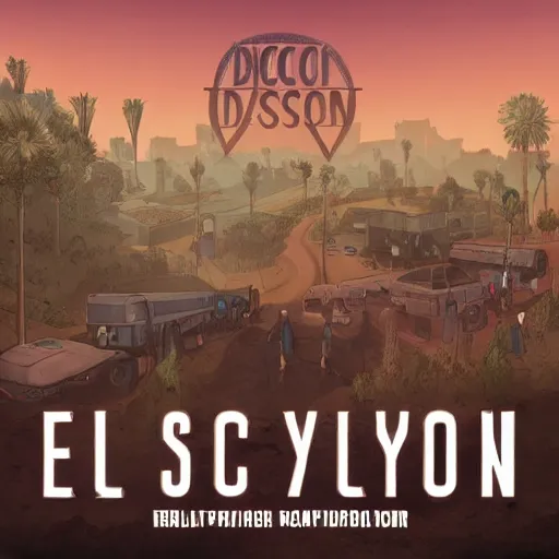 Prompt: disco elysium cover