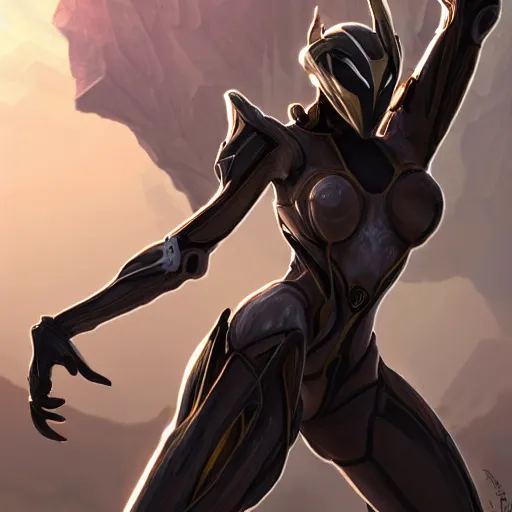 Image similar to ant pov, looking up at a beautiful and stunning giant female warframe, unaware of your tiny existence, about to step on you, off-white plated armor, slick elegant design, sharp claws, full body shot, highly detailed art, epic cinematic shot, realistic, professional digital art, high end digital art, DeviantArt, artstation, Furaffinity, 8k HD render, epic lighting, depth of field