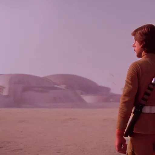 Image similar to star wars a new hope directed by wes anderson, cinestill, 4 k