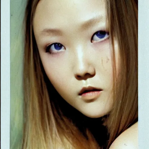 Prompt: portret of devon aoki by odilon redon