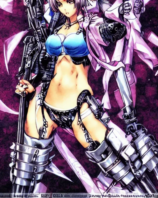 Image similar to artwork by Masamune Shirow