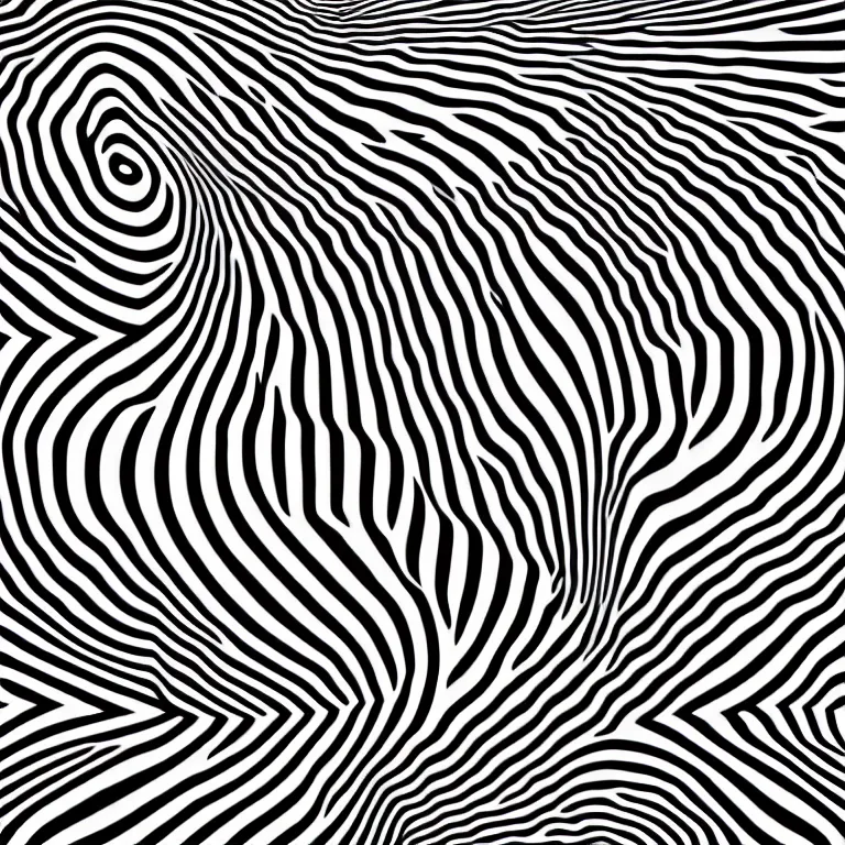 Image similar to illusory motion dazzle camouflage perlin noise prismatic optical illusion