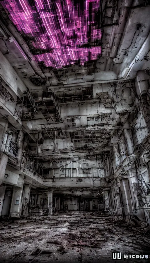 Image similar to urbex synthwave