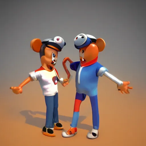 Image similar to 9 0's 3 d animation and modeling
