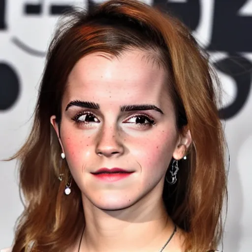 Image similar to emma watson as a lightbulb