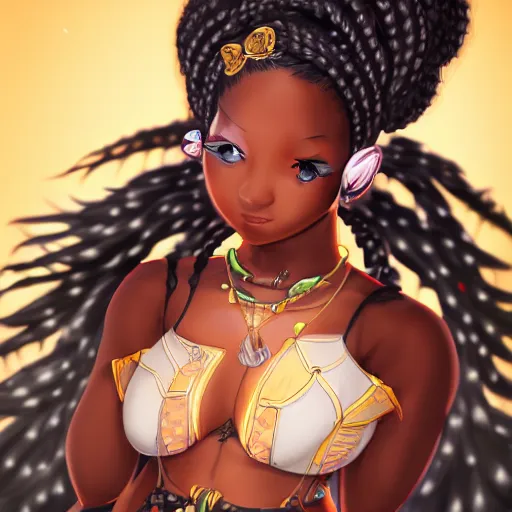 Stylish Black Anime Queen - glamorous female black anime characters pfp -  Image Chest - Free Image Hosting And Sharing Made Easy